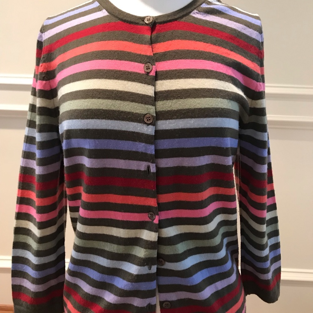 Striped cardigan